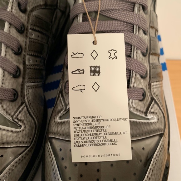 Adidas Originals Jeremy Scott JS Forum Dipped High G54999 Men US 9.5 Grey Carbon - Picture 6 of 16